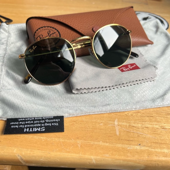 Ray-Ban RB3637 New Round. Gold/Green - Picture 2 of 7